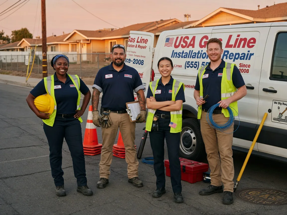 Gas Line Installation company in Chambersville, PA